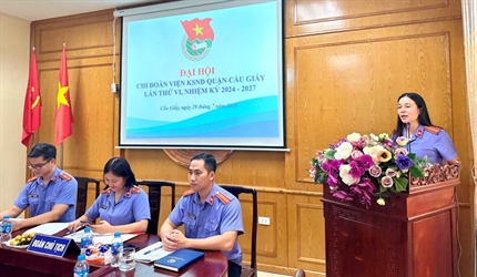 Đẩy mạnh hoạt động phòng trào Đoàn tại Viện KSND quận Cầu Giấy nhiệm kỳ...